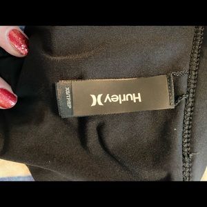 Hurley black bikini bottom